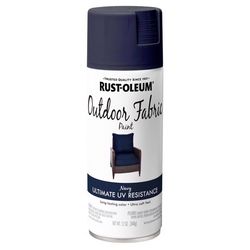 Rust-Oleum Outdoor Flat Navy Fabric Spray Paint 12 oz