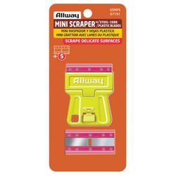 Allway 1-1/2 in. W Plastic Single-Edge Glass Scraper