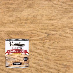 Varathane Semi-Gloss Golden Oak Oil-Based Oil Modified Urethane One-Step Stain/Poly 1 qt