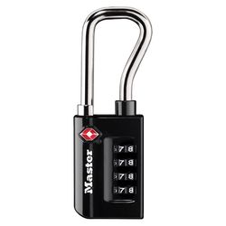 Master Lock 4696D TSA Approved Resettable Combination Luggage Lock with Extended Shackle 1-5/16 in.