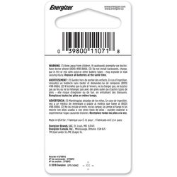 Energizer Silver Oxide 379 1.5 V 0.01 mAh Electronic/Watch Battery 1 pk