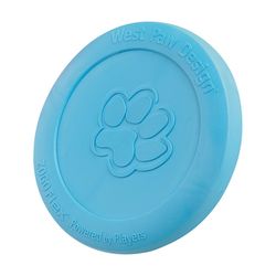 West Paw Zogoflex For Dog Blue Plastic Zisc Disc Frisbee Small 1 pk