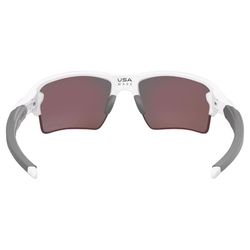 Oakley Flak Sunglasses Unisex White Frame Blue Lens
