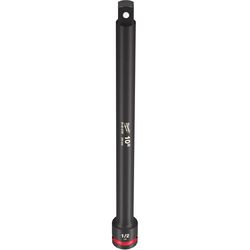 Milwaukee Shockwave 10 in. X 1/2 in. drive SAE 6 Point Impact Extension 1 pc