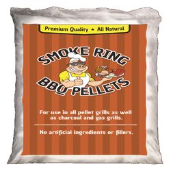 Smoke Ring BBQ Pellets Hardwood Pellets All Natural Oak 40 lb