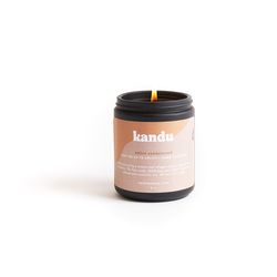 Matr Boomie Beige Amber Sandalwood Scent Candle 8 oz