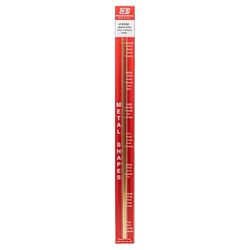 K&S 3/16 in. W X 12 in. L Rectangular Brass Tube 1 pk