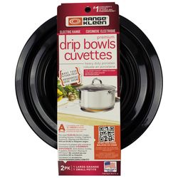 Range Kleen Chrome Drip Bowls 8 in. W X 9.625 in. L