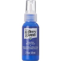 Gallery Glass Deep Blue Craft Paint Interior 2 oz
