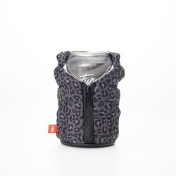 Puffin Drinkwear Black Polyester The Puffy Vest Bottle Holder