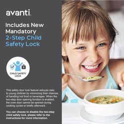 Avanti 0.7 cu ft Black Microwave 700 W