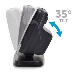 Westclox 2.4 in. Black Alarm Clock Digital Plug-In