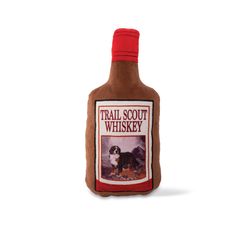 Pet Shop by Fringe Studio Wagsdale For Dog Brown Plush Trail Scout Whiskey Dog Toy 1 pk