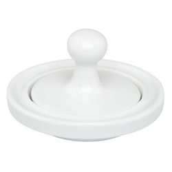 Harold Import White Porcelain Flying Saucer Mortar and Pestle