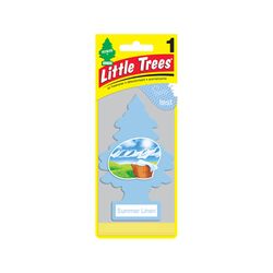 Little Trees Summer Linen Scent Car Air Freshener Solid 1 pk