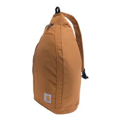 Carhartt Rain Defender Brown Sling Backpack 18 in. H X 10 in. W