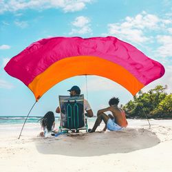 Shibumi Polyester Mini Beach Shelter 6 ft. H X 10 ft. W X 7.5 ft. L