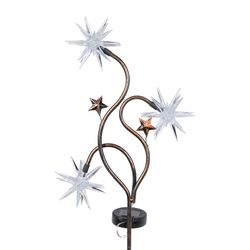 Exhart WindyWings Multicolored Metal/Resin 33 in. H X 11 in. L Patriotic Triple Starburst Outdoor Ga