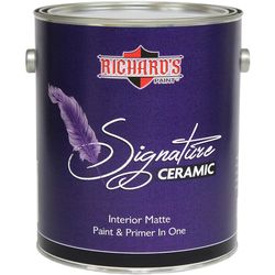 Richard's Paint Signature Plus Matte Deep Base Paint and Primer Interior 1 gal