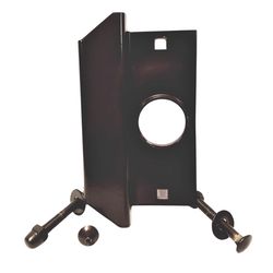 Tuff Strike Storefront 6.5 in. H X 3.5 in. L Oil Rubbed Bronze Black Steel Latch Guard