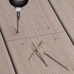 HILLMAN Deck Plus No. 10 in. X 2-1/2 in. L Tan Star Flat Head Composite Deck Screws 1 lb 75 pk