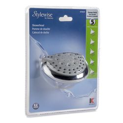 Keeney Stylewise Polished Chrome Plastic 5 settings Showerhead 1.8 gpm