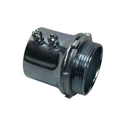 Halex 1-1/4 in. D Zinc Set Screw Connector For EMT 1 pk