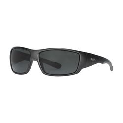 Huk Spearpoint Sunglasses Unisex Matte Black Frame Gray Lens Polarized