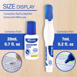 Bazic Products White Correction Fluid 1.4 oz 2 pk