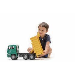 Bruder Man Tip up Truck Toy Multicolored