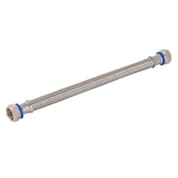 Eastman 3/4 in. FIP X 3/4 in. D FIP 12 in. Stainless Steel Water Heater Connector
