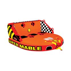 Airhead SportStuff Nylon Inflatable Orange Super Mable Towable Tube 78 in. W X 79 in. L