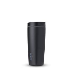 Owala SmoothSip Slider 20 fl. oz. Very Very Dark BPA Free Vacuum Insulated Tumbler