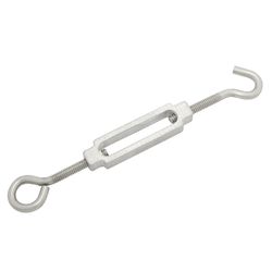 Hampton Zinc-Plated Stainless Steel 0.207 in. D Turnbuckle 160 lb 5-3/8 in. L