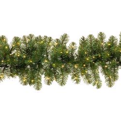 Celebrations 6 ft. L LED Prelit Warm White Cascading Lights Garland