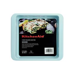 KitchenAid 9 in. W X 9 in. L Cake Pan Blue 1 pc
