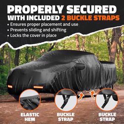Mockins 235x80x77 Truck Heavy Duty Waterproof Car Cover SUV/Truck Cover 1 pk