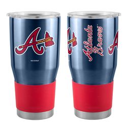 Boelter Brands Ultra 30 oz MLB Braves Navy BPA Free Tumbler with Lid