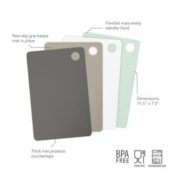 Tovolo Assorted Plastic Flexible Cutting Mats