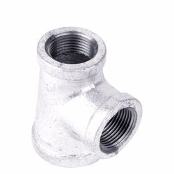 STZ Industries 3/4 in. FIP each X 3/4 in. D FIP Galvanized Malleable Iron Reducing Tee