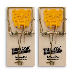 Intruder The Classic Mouse Trap Small Snap Trap For Mice 2 pk