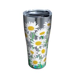 Tervis Collegiate 30 oz White Daisies Multicolored BPA Free Tumbler with Lid