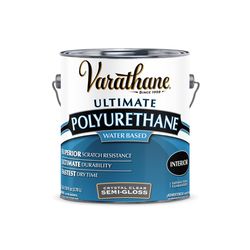 Varathane Ultimate Semi-Gloss Crystal Clear Water-Based Polyurethane 1 gal
