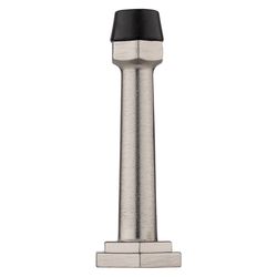 National Hardware Powell 5/8 in. W X 3-19/32 in. L Zinc Satin Nickel Silver Door Stop Mounts to wall