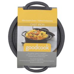 Good Cook Cast Iron Dutch Oven 5 in. Black