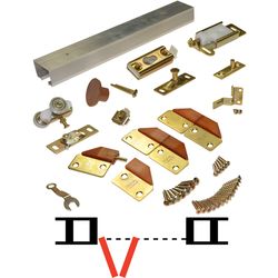 Johnson Hardware 100FD Aluminum Bi-fold Hardware Kit