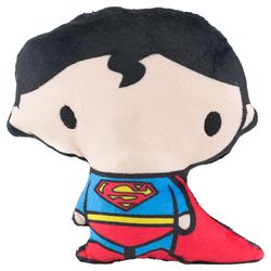 Buckle-Down DC Comics For Dog Multicolored Plush Chibi Superman Standing Pose Squeaky Dog Toy 1 pk