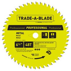 Trade A Blade 6-1/2 in. D X 5/8 in. Carbide Tipped Metal Saw Blade 48 teeth 1 pk