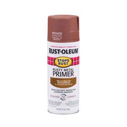 Rust-Oleum Stops Rust Brown Flat Oil-Based Alkyd Spray Primer 12 oz