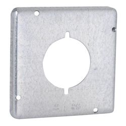 Southwire Square Steel 4-11/16 in. H X 4-11/16 in. W Box Cover